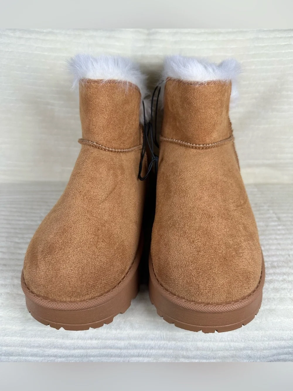 Pop Girls Selara Cognac Winter Boots NWT Size 3